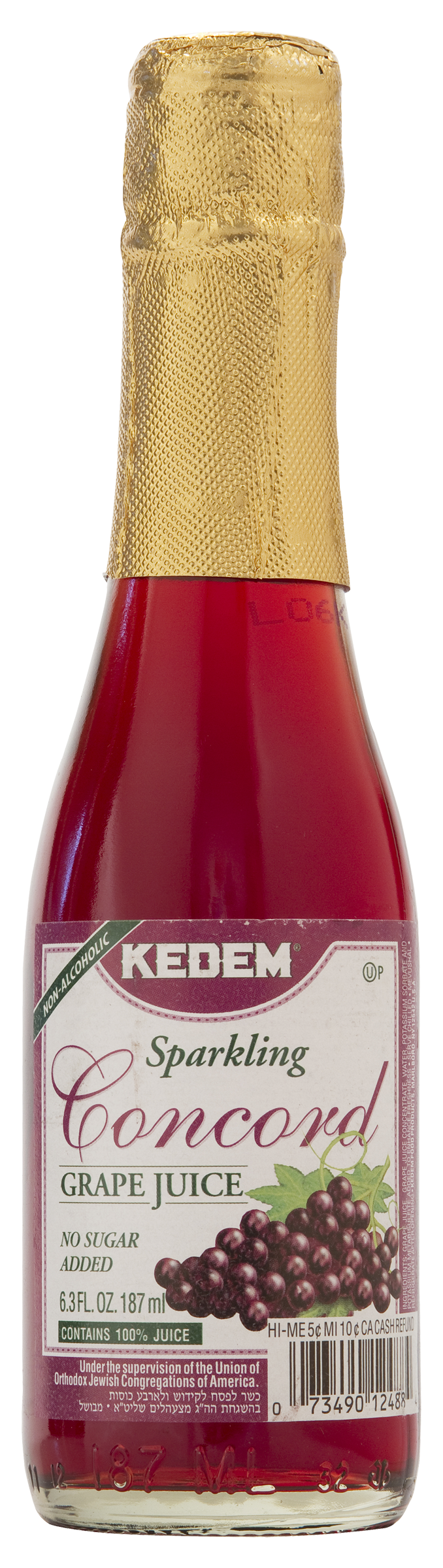 Sparkling Concord Grape Juice - 6.3 FL OZ Bottle